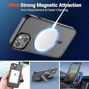 SUPFINE Magnetic for iPhone 14 Case & iPhone 13 Case
