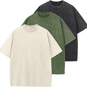 Men's Cotton T-Shirts Oversized Short Sleeves